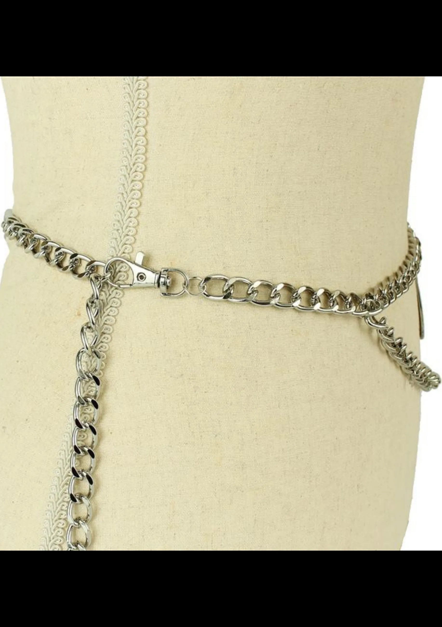 METAL LINK CHAIN GLAM BELT