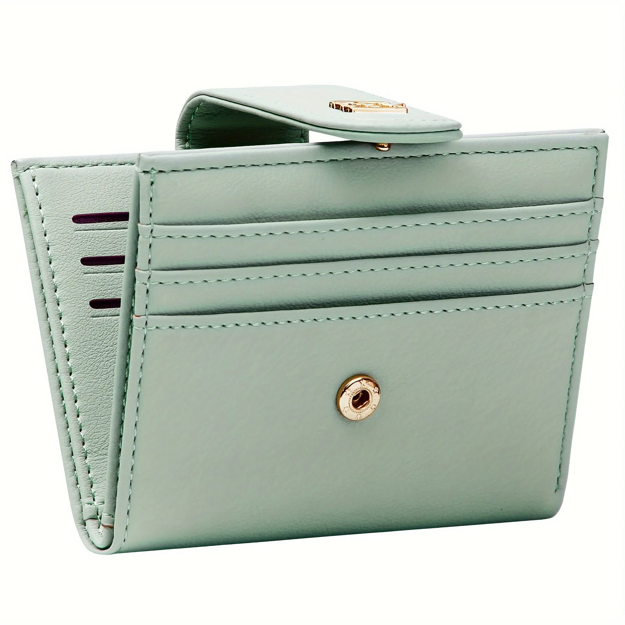 Mini Wallet for Women - Ultra-Slim Bifold Design with Spacious Credit Card Slots, Minimalist Look, Secure Zipper Closure, and Convenient Coin Pocket - Perfect for Everyday Carry