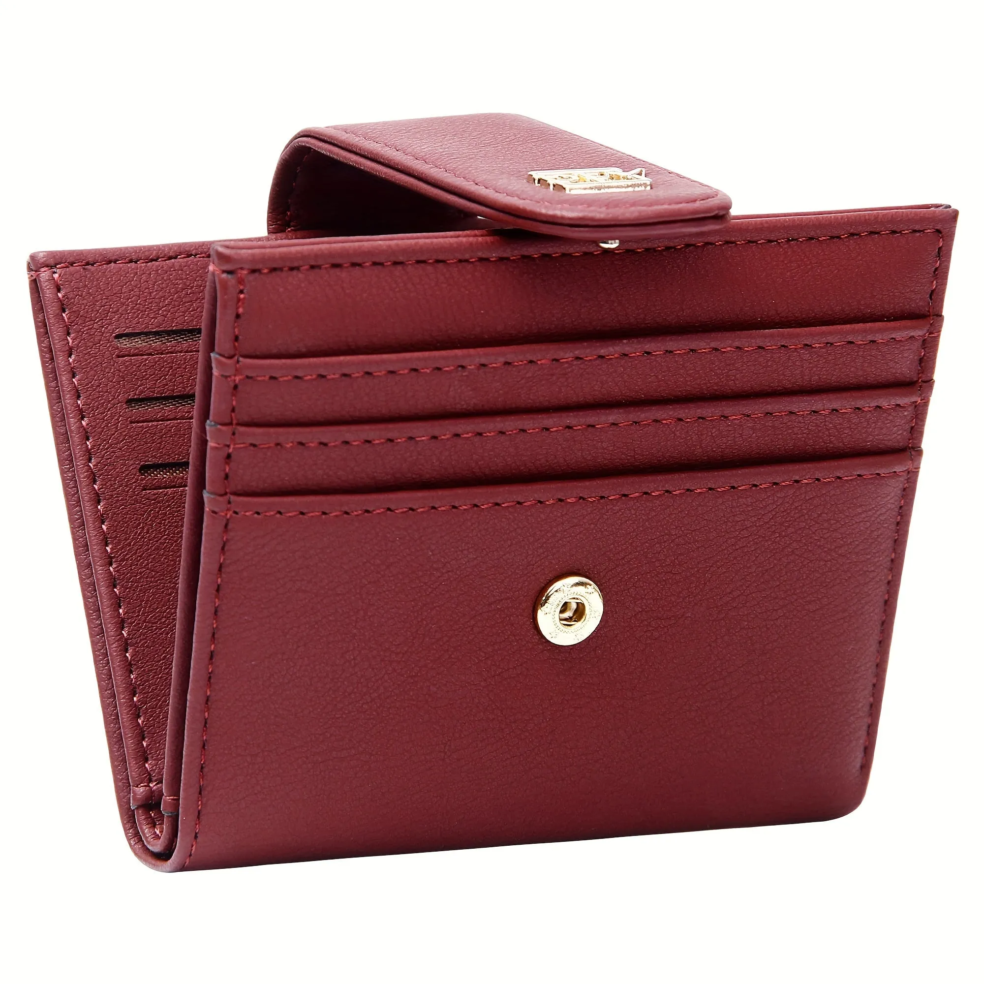 Mini Wallet for Women - Ultra-Slim Bifold Design with Spacious Credit Card Slots, Minimalist Look, Secure Zipper Closure, and Convenient Coin Pocket - Perfect for Everyday Carry