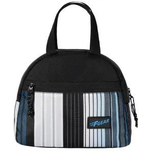 Nugget 7L Black Blue White Strips Lunch Bag