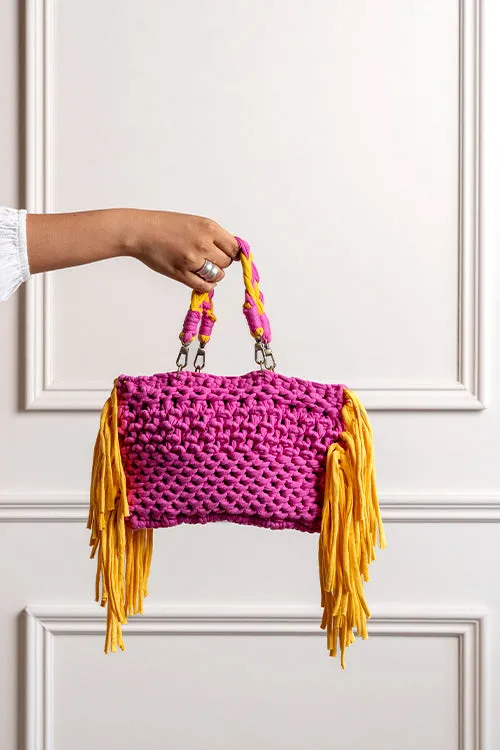 One 'O' Eight Knots Bloom T-Shirt Yarn Bag