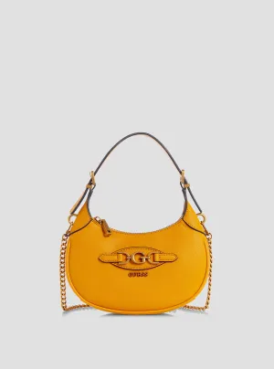 Orange Malva Mini Hobo Bag