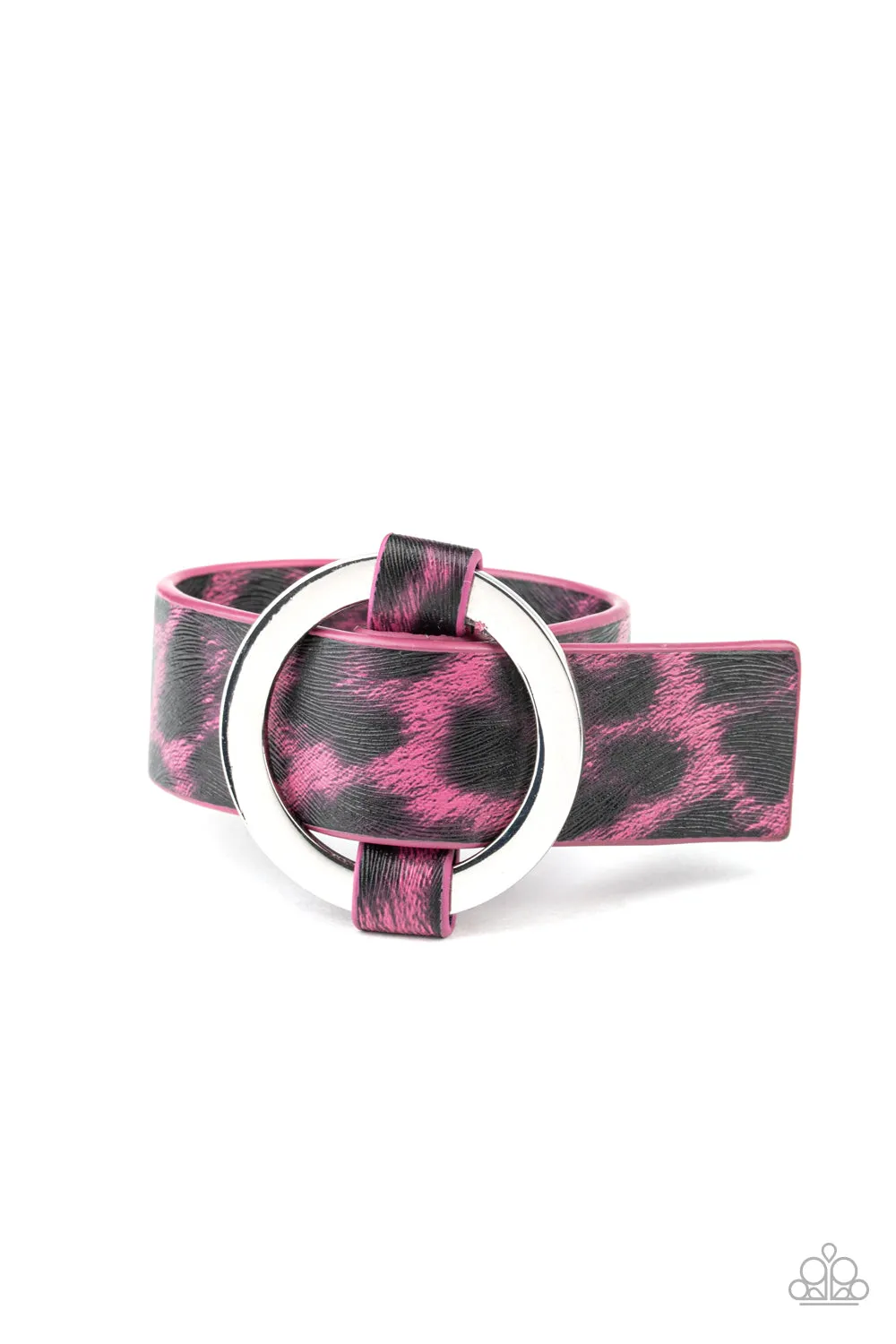 Paparazzi Accessories - Jungle Cat Couture #B332 Case 3 - Pink Bracelet