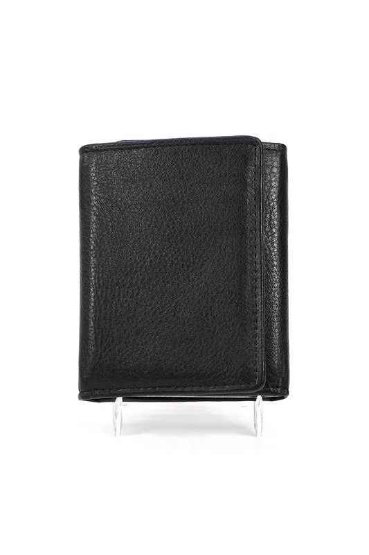 Patriots NFL Leather Tri-Fold Wallet