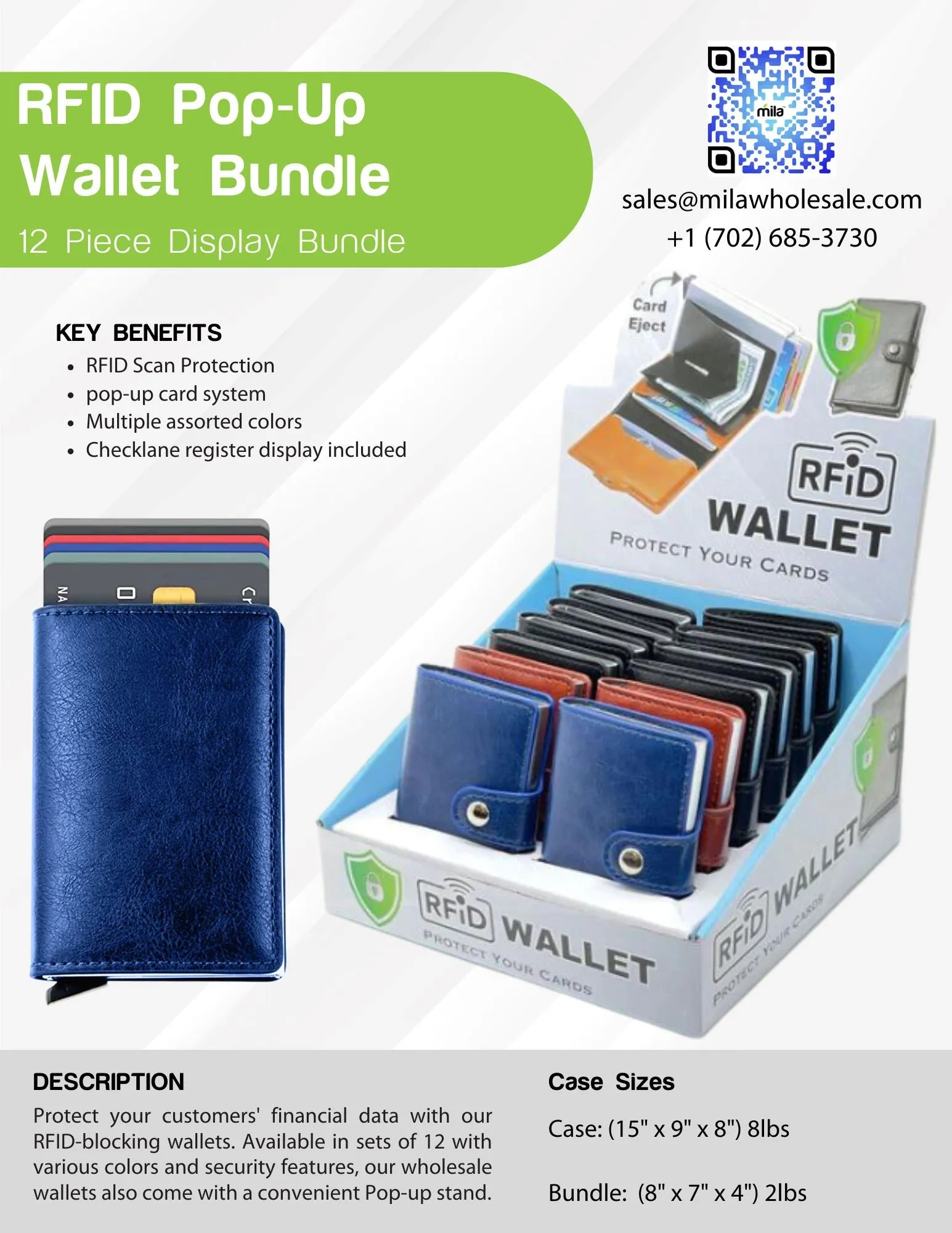 Pop-Up Wallet Display - Pack of 12