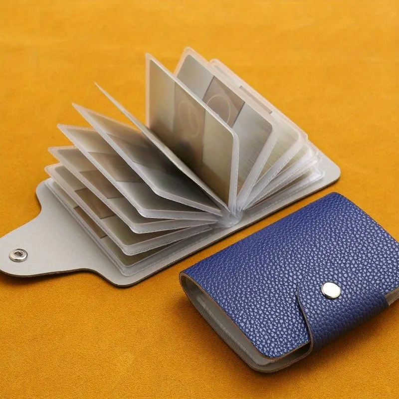 Premium Leather MultiCard Holder with 24 Slots