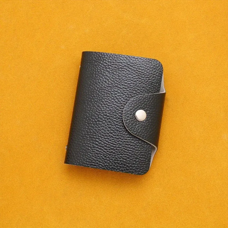 Premium Leather MultiCard Holder with 24 Slots