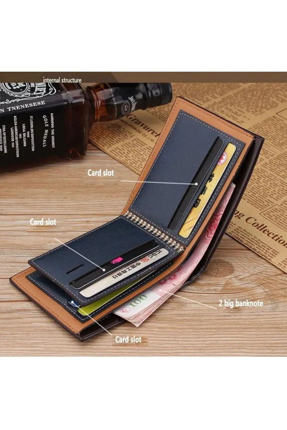 Premium Leather Wallet for Men - Stylish and Practical