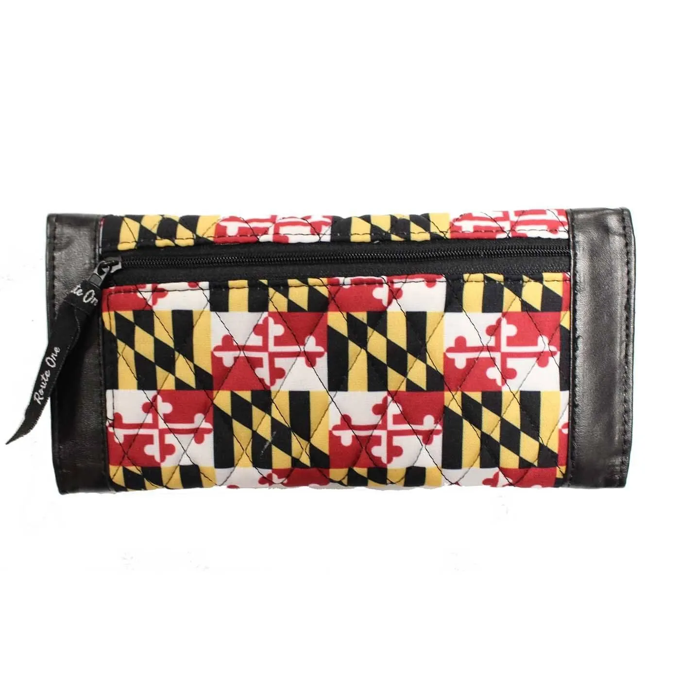 Quilted Maryland Flag / Trifold Wallet