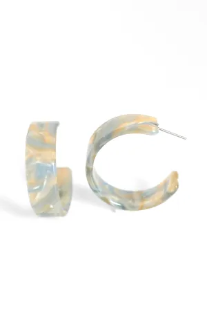 Resin Hoops - Yellow