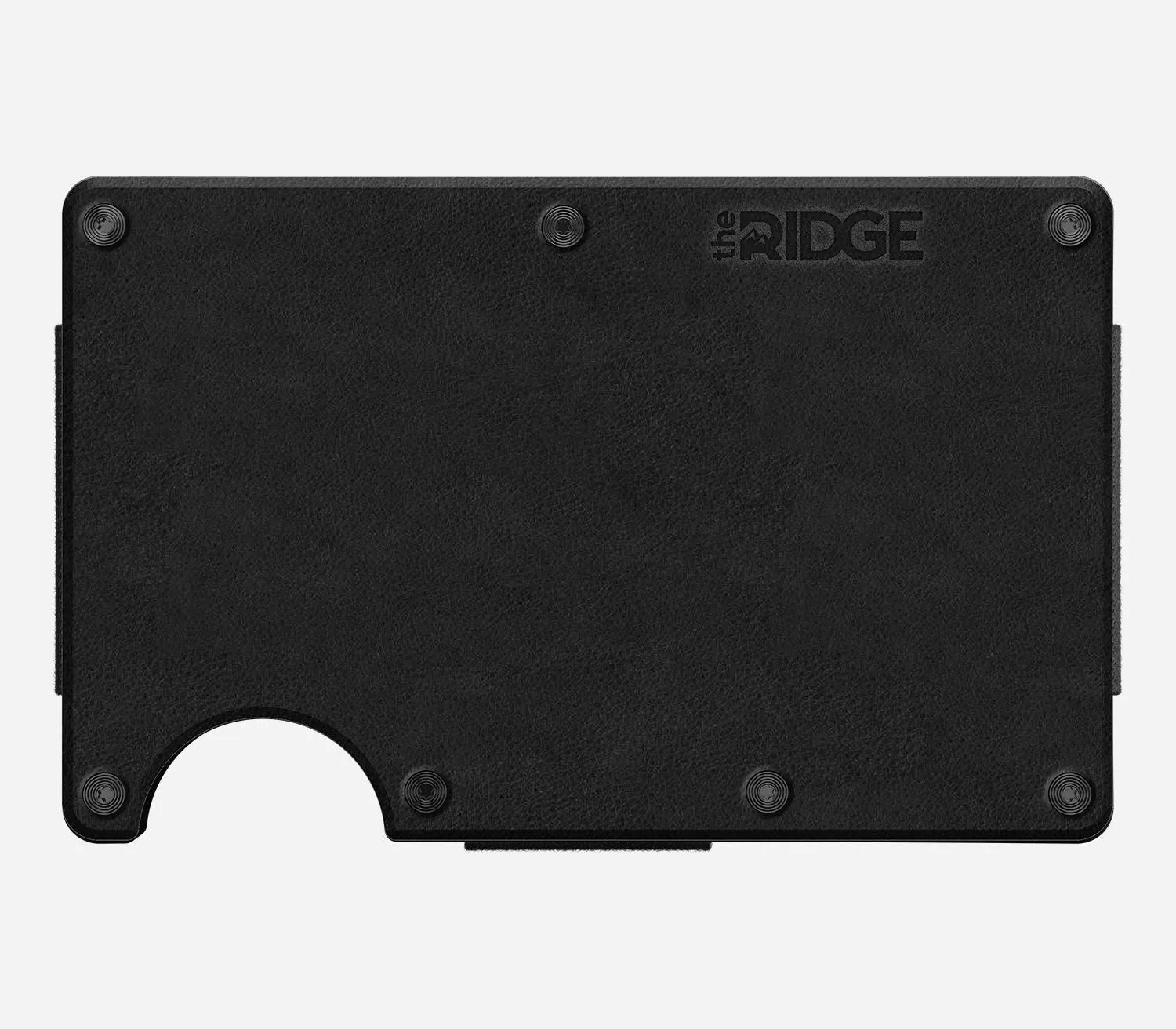 Ridge Wallet - Midnight Black Leather