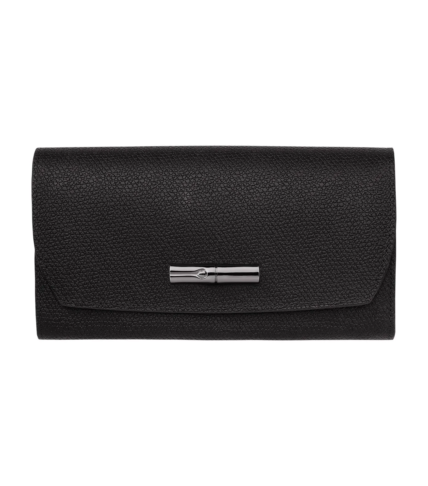 Roseau Long Continental Wallet Black