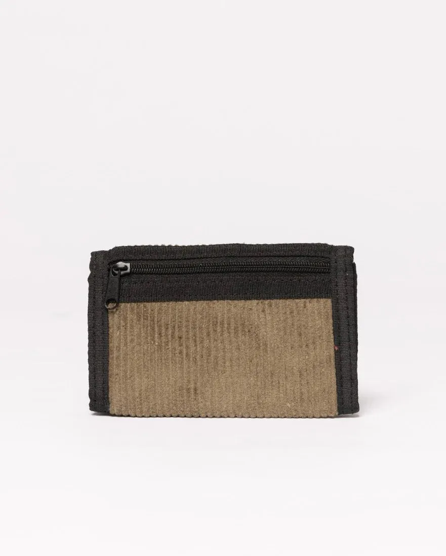 Rusty Glory Days Cord Tri-fold Wallet