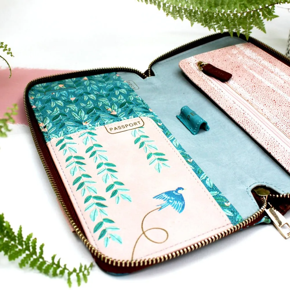 Secret Garden Travel Wallet