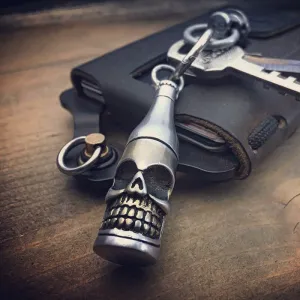 Skull Beer Bottle Opener Keychain Pendant