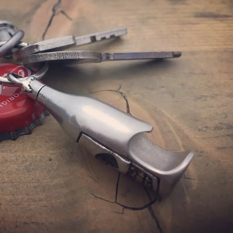 Skull Beer Bottle Opener Keychain Pendant