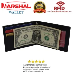 Slim Wallets For Men Bifold Mens Wallet With Removable Money Clip RFID Blocking