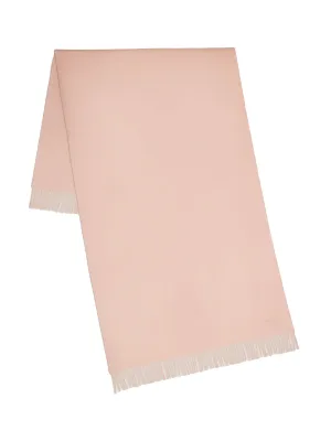 Solid Merino Wool Scarf 70cm X 2cm (Rosewater)