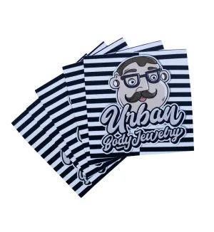 Striped UBJ Sticker Pack (4 pack)