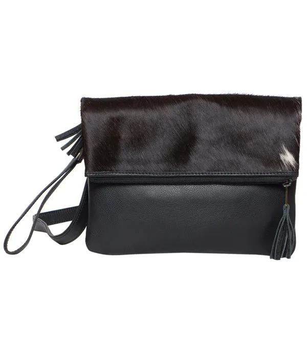 Sweden Cowhide Foldover Bag