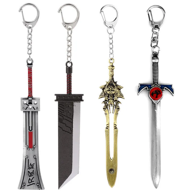 Sword Weapon Model Pendant Keychain