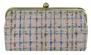 TW208 Tweed Kiss Lock Clutch