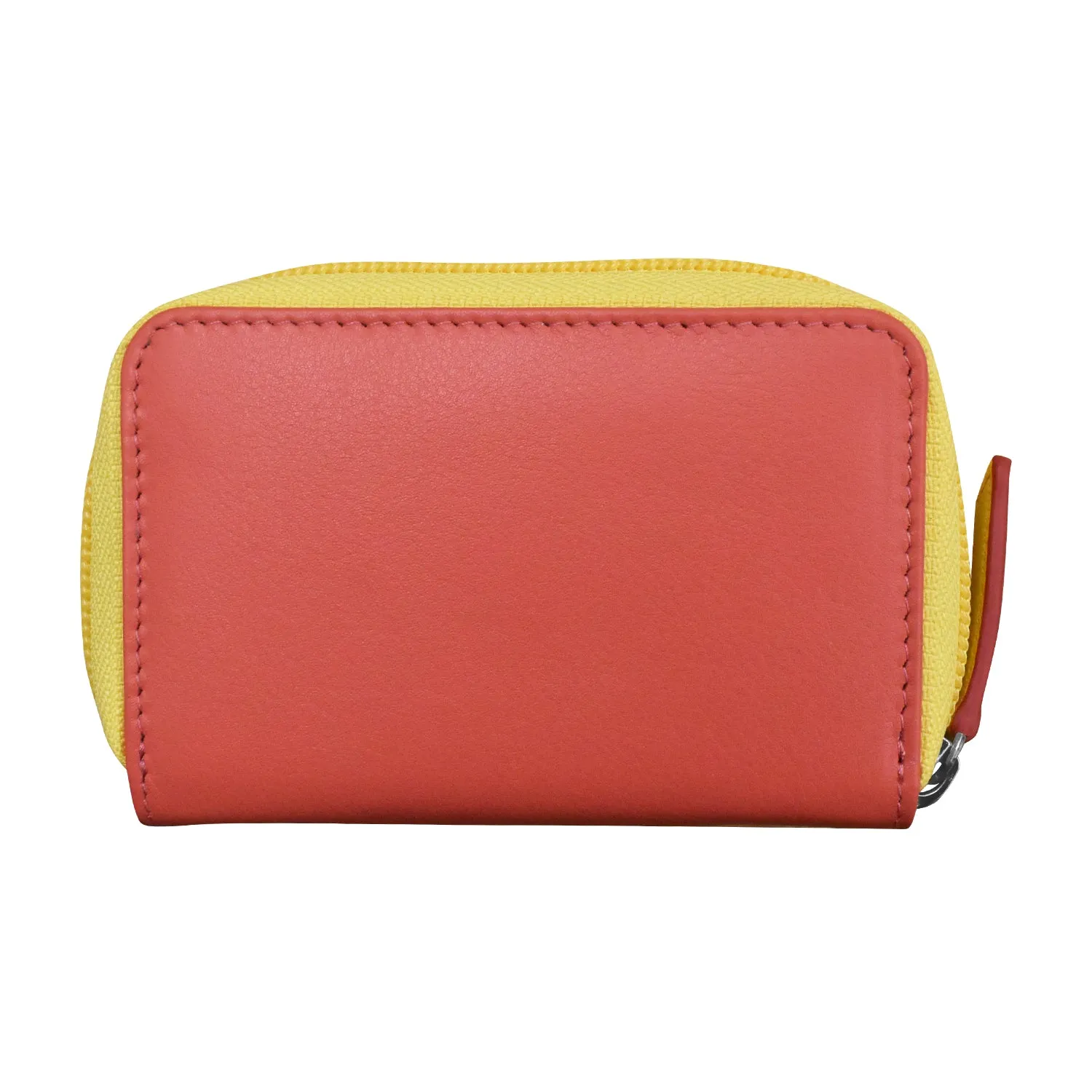 Two Tone Zip Around Pouch