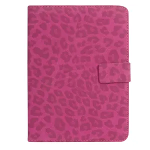 Universal Tablet Case - Faux Suede Leopard