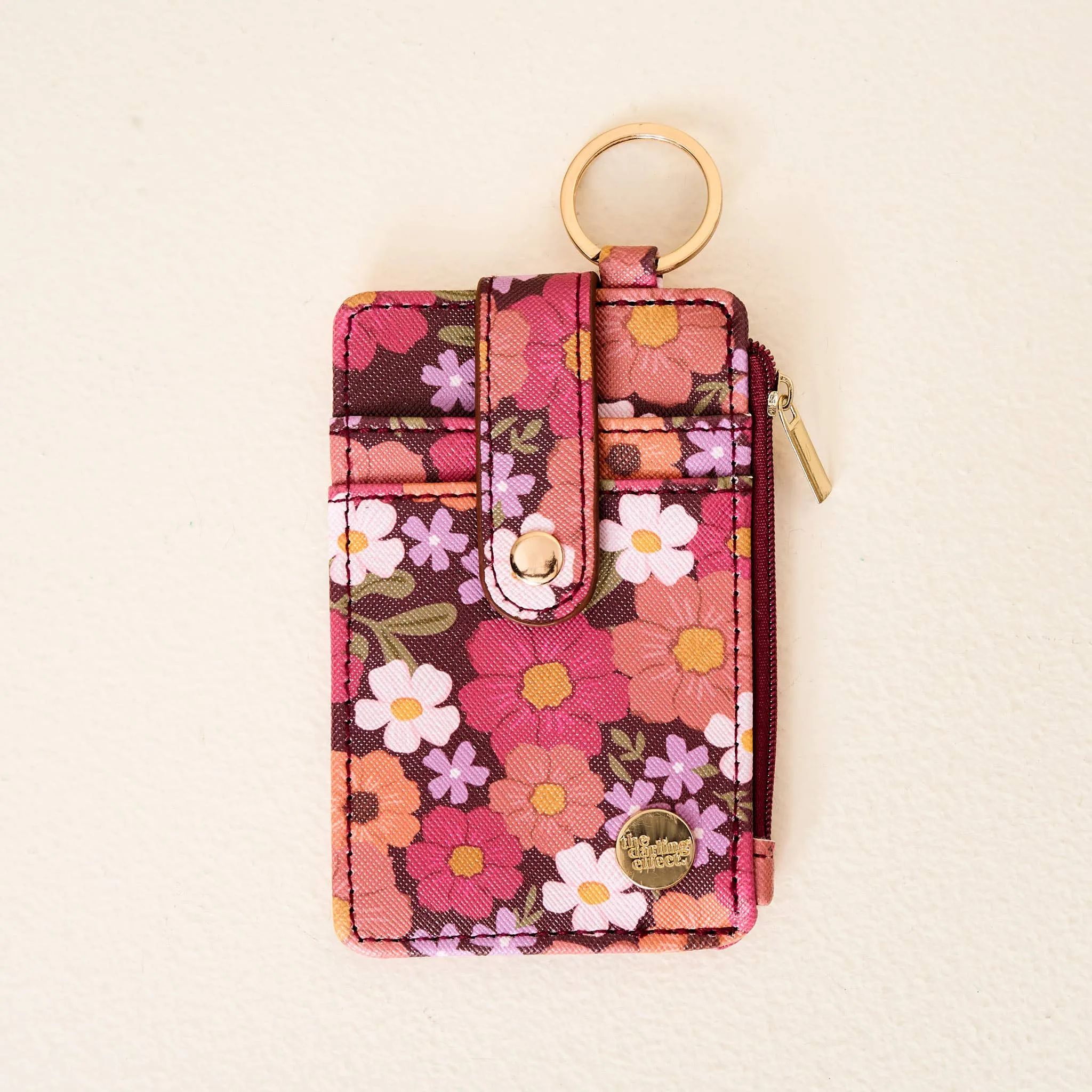 Wild About You Keychain Wallet - Purple