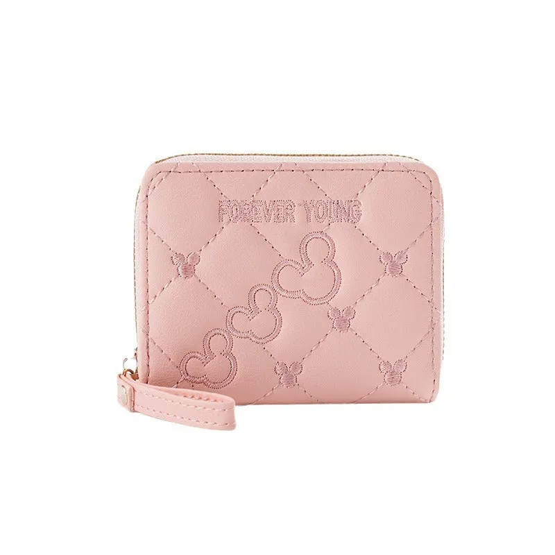 Women Card Holder Key Bag Small Bag Coin Bag zZpper Mini Short Wallet Cross-Border Zipper Bag