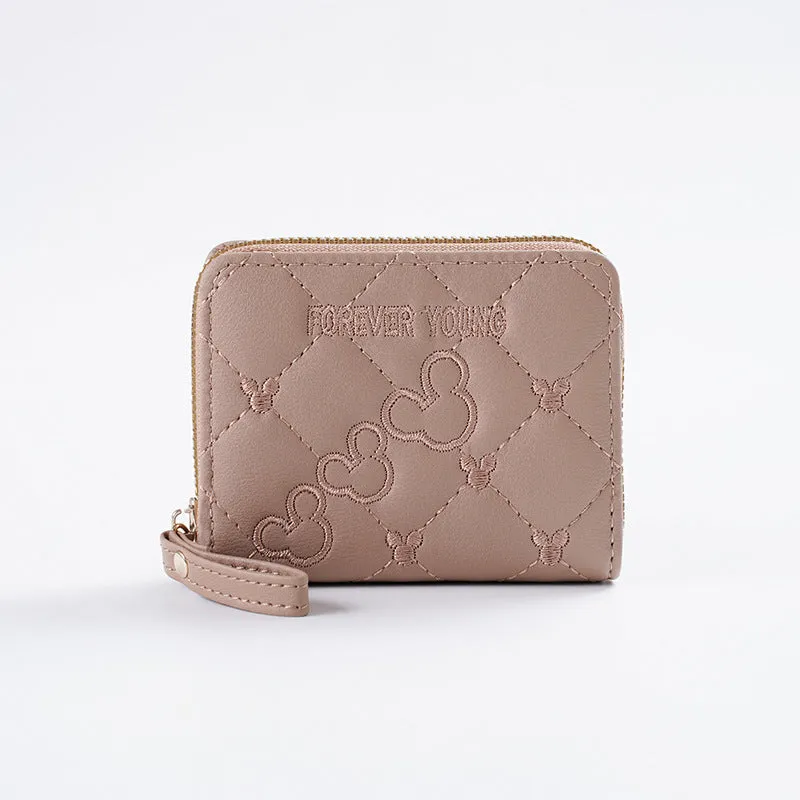 Women Card Holder Key Bag Small Bag Coin Bag zZpper Mini Short Wallet Cross-Border Zipper Bag