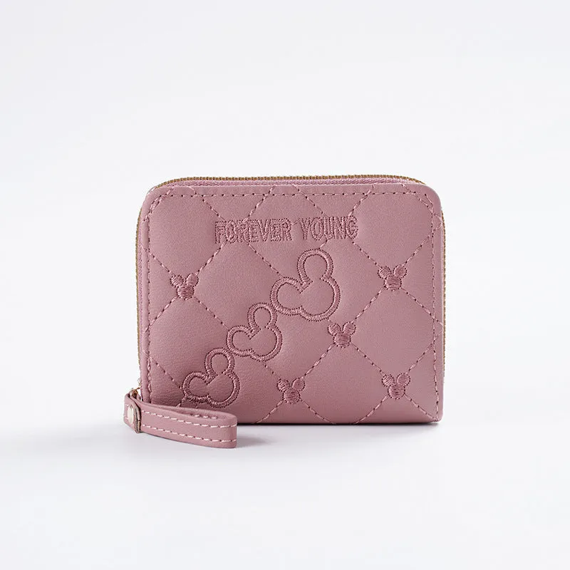 Women Card Holder Key Bag Small Bag Coin Bag zZpper Mini Short Wallet Cross-Border Zipper Bag