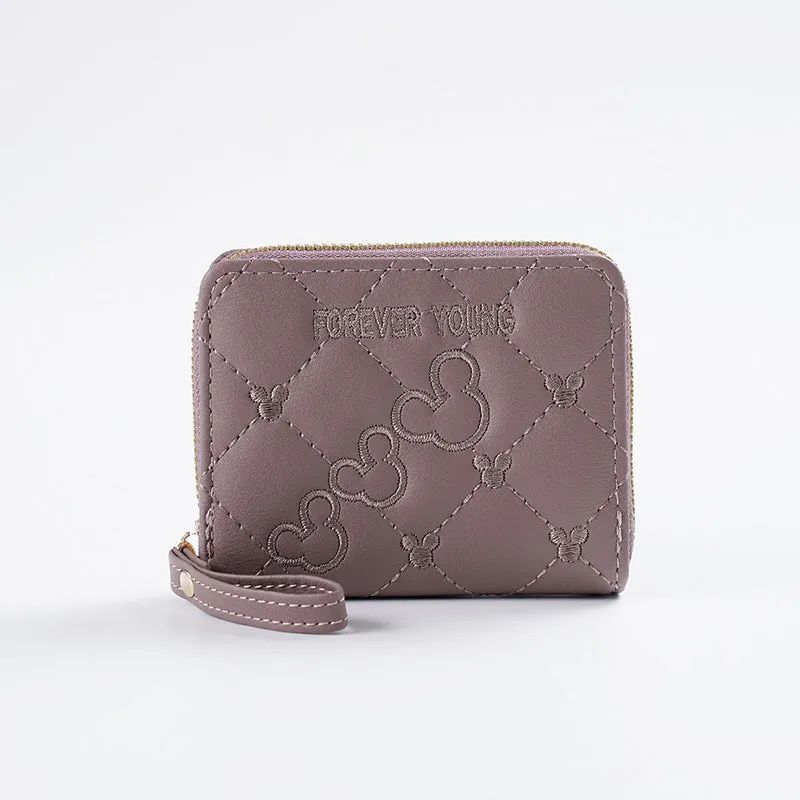 Women Card Holder Key Bag Small Bag Coin Bag zZpper Mini Short Wallet Cross-Border Zipper Bag