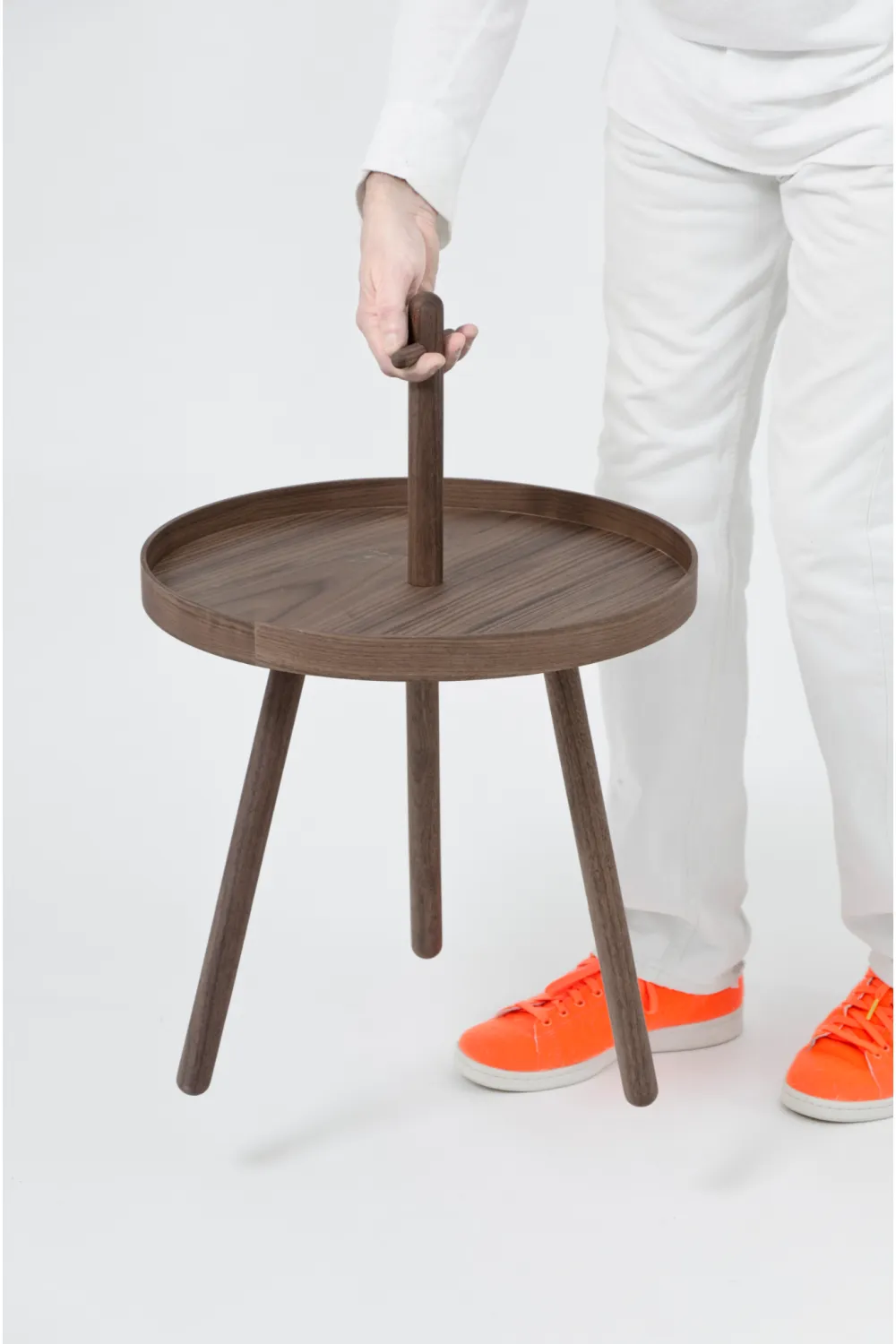 Wooden Portable End Table | Wireworks Pick Me Up