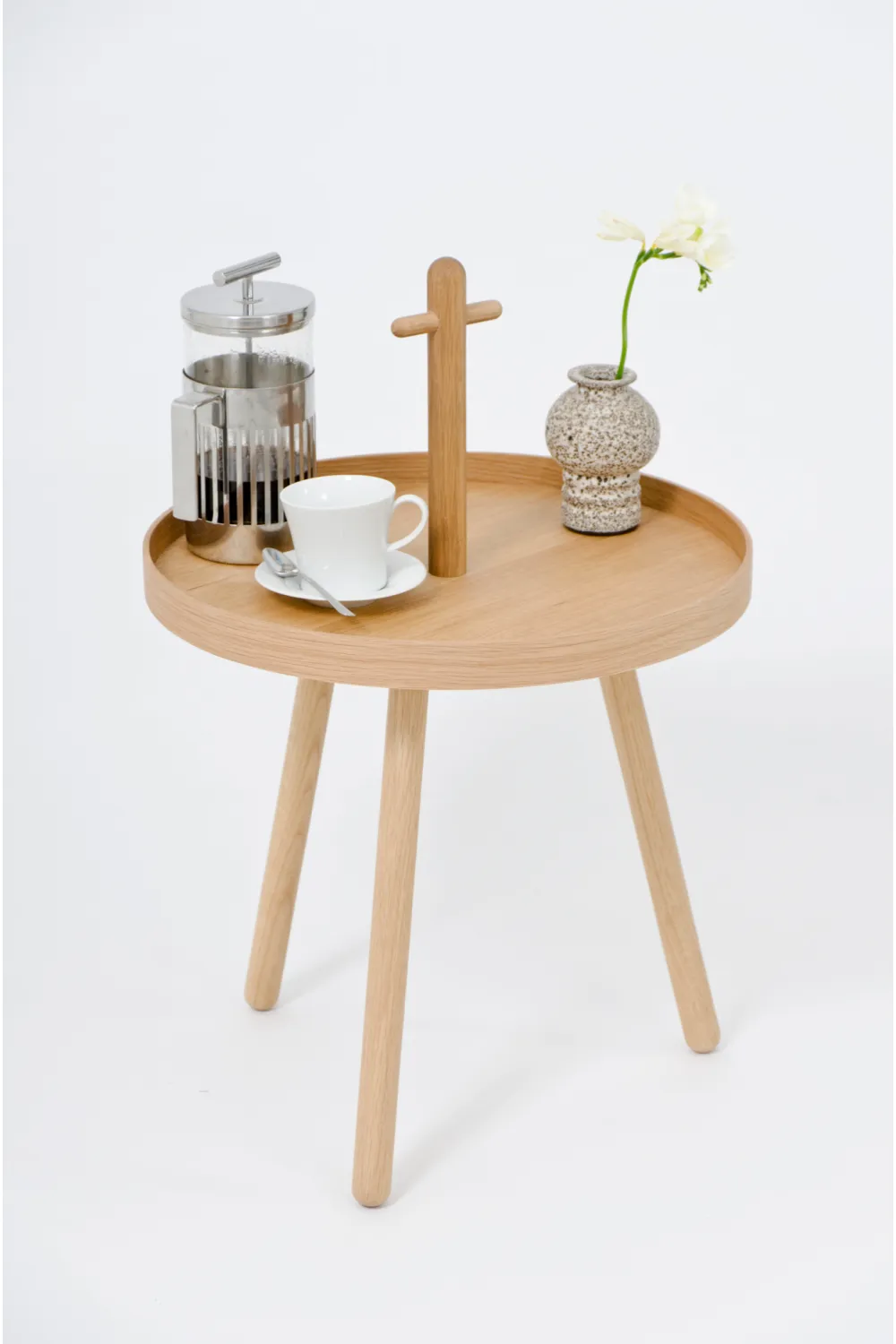 Wooden Portable End Table | Wireworks Pick Me Up