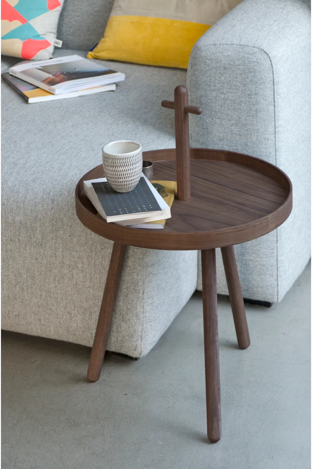 Wooden Portable End Table | Wireworks Pick Me Up